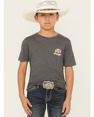 Wrangler Boys' Truck Short Sleeve Graphic T-Shirt