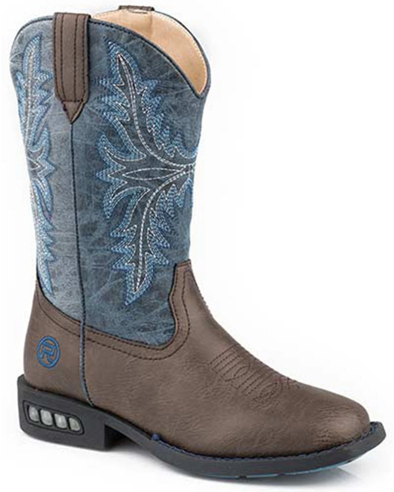 Roper Little Boys' Dazzle Western Boots - Broad Square Toe