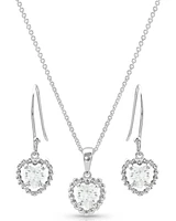 Montana Silversmiths Women's Frozen Heart Jewelry Set - 2 Piece