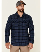 Columbia Men's Flare Gun Small Plaid Print Long Sleeve Button Down Western Flannel Shirt