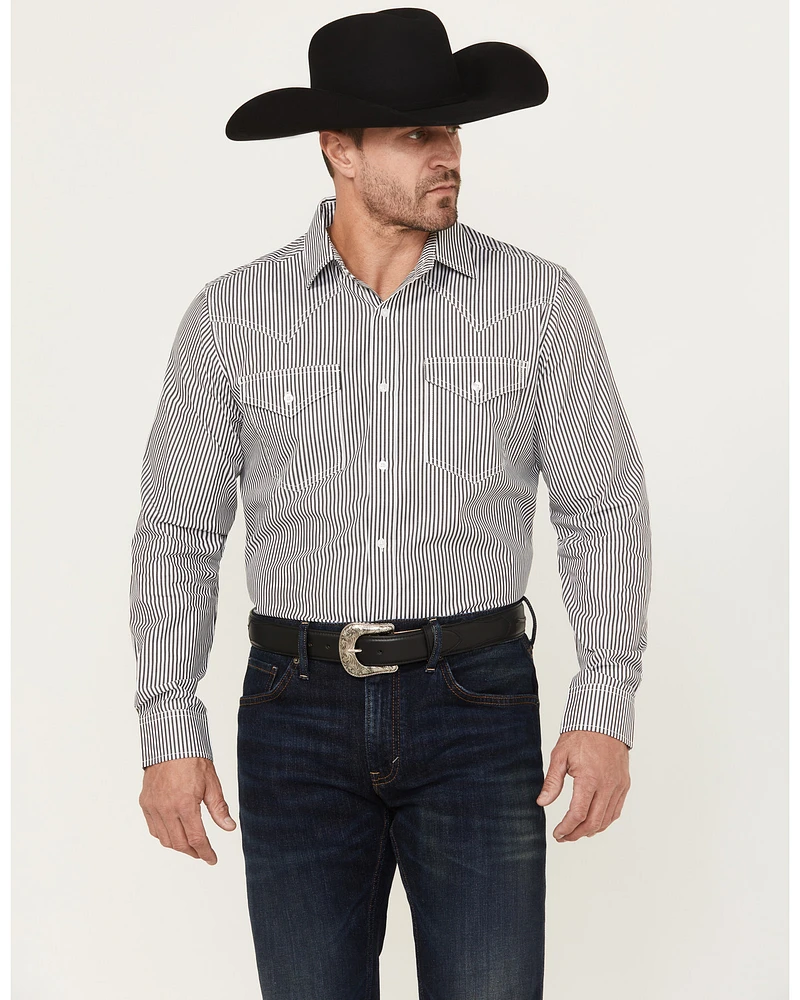 Cody James Black 1978® Men's Condor Striped Print Long Sleeve Button-Down Western Shirt