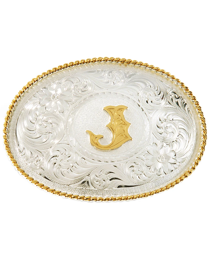Montana Silversmiths Initial J Western Buckle