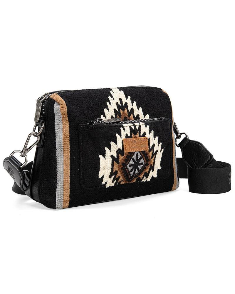 Wrangler Women's Daenery's Winter Southwestern Knitted Crossbody Bag