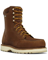Danner Men's Cedar River 8" Moc Waterproof Work Boots - Soft Toe