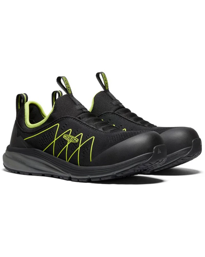 Keen Men's Vista Energy Shift Slip-On Work Sneakers - Carbon Toe