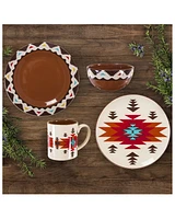 HiEnd Accents Del Sol Ceramic Dinnerware Set - 16 Piece