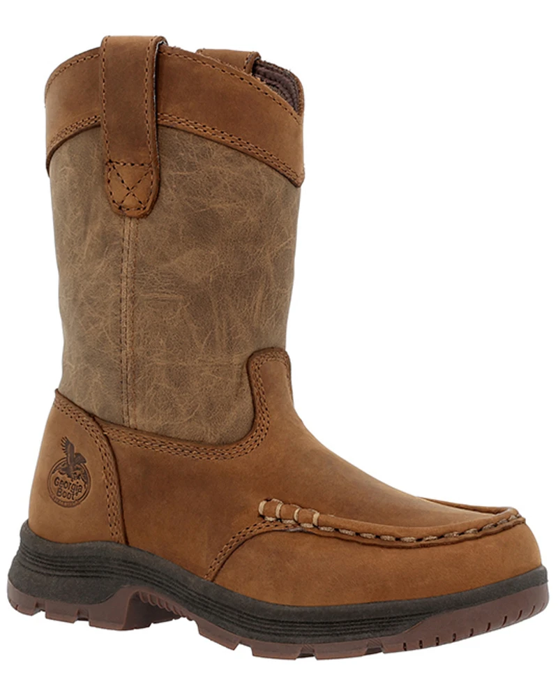 Georgia Boot Boys' Athens Superlyte Western Boots - Broad Square Toe