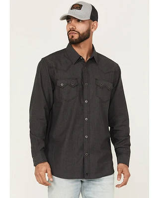 Moonshine Spirit Men's Cask Aged Striped Long Sleeve Snap Western Shirt
