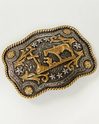 Cody James® Men's Christain Cowboy Rectangle Belt Buckle