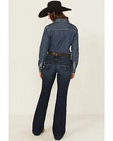 Ariat Women's Julianna Dark Wash Perfect Rise Trouser Stretch Denim Jeans