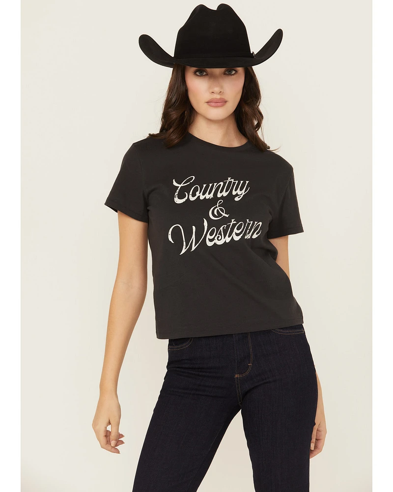 White Crow Women's Country & Western Short Sleeve Graphic Tee