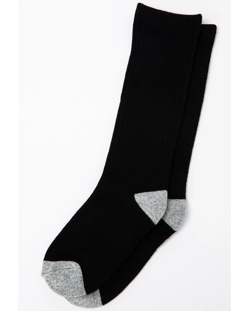 Cody James Boys' Solid 3-Pack Boot Socks