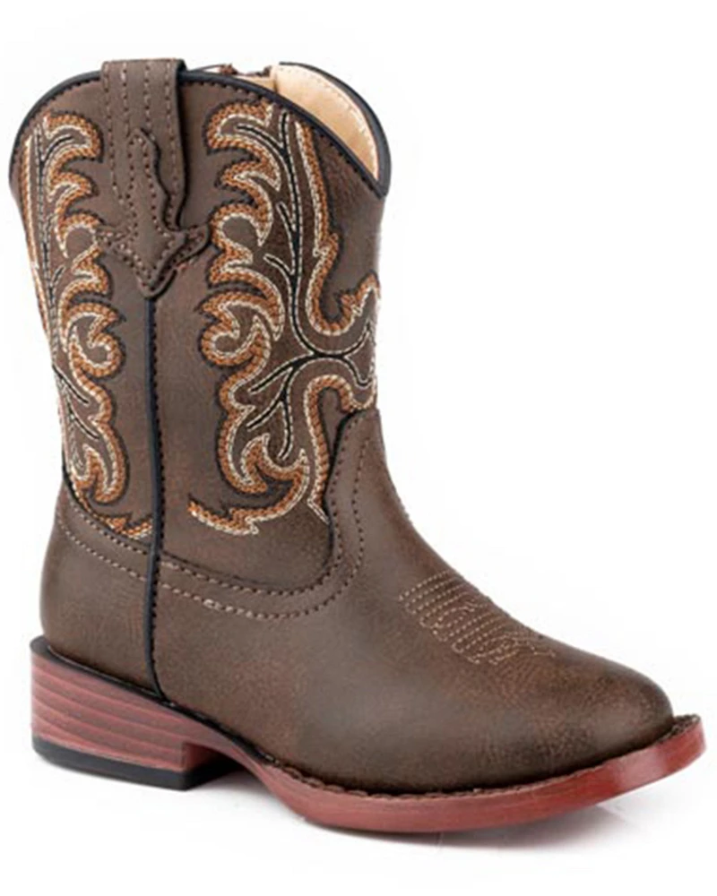 Roper Toddler Boys' Patrick Western Boots - Square Toe