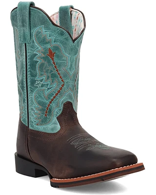 Dan Post Little Girls' Salina Western Boots - Broad Square Toe