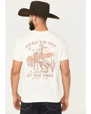 Panhandle Slim Men's Head 'Em Off Short Sleeve Graphic T-Shirt