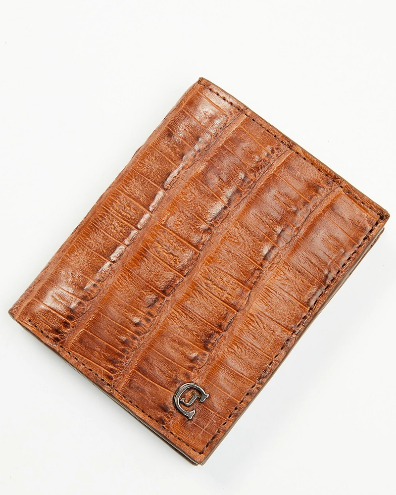 Cody James Black 1978™ Men's Sutton Exotic Caiman Tail Bifold Wallet