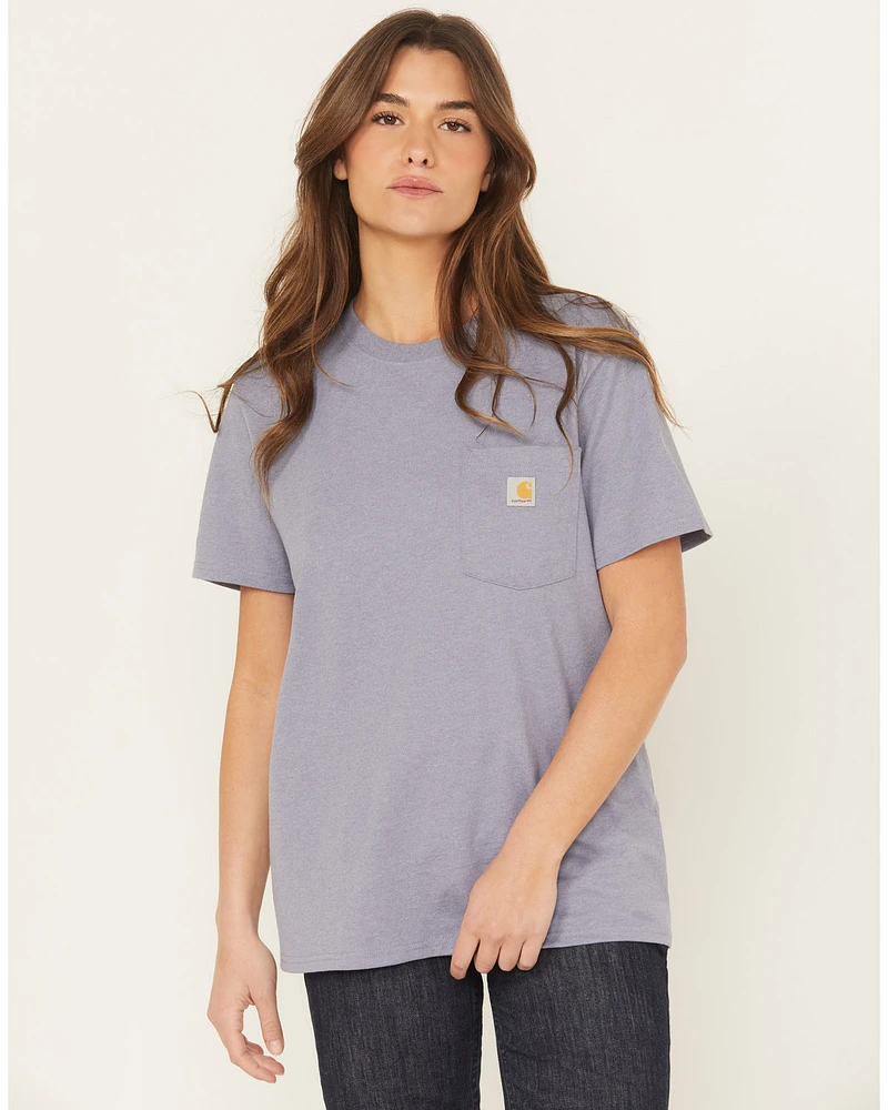Carhartt Women's Loose Fit Heavyweight Short Sleeve Pocket Work Tee