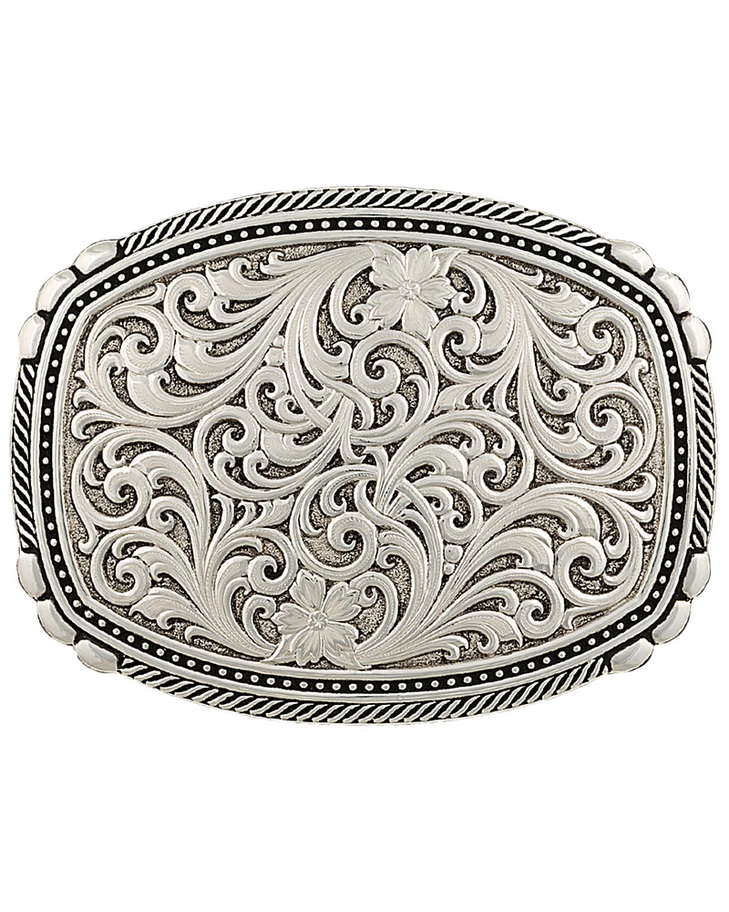 Montana Silversmiths Men's Antiqued Medium Two-Tone Framed Buckle