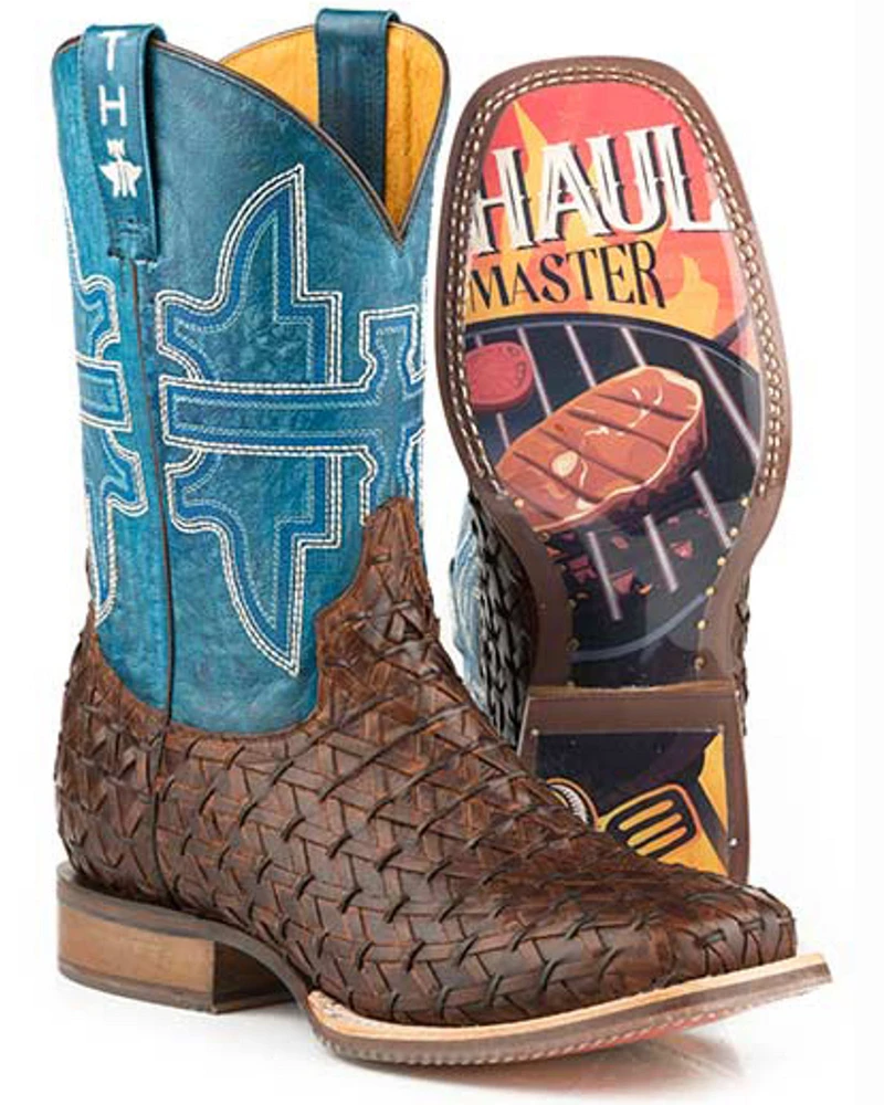 Tin Haul Men's Grill Master Western Boots - Broad Square Toe