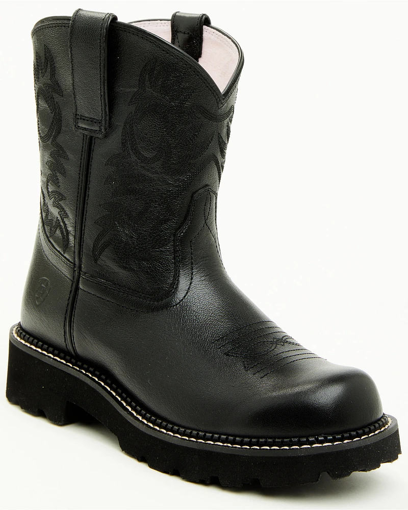 Ariat Women's Madison Ave Fatbaby Western Short Boots - Round Toe