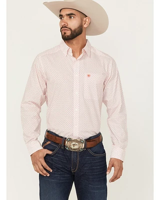 Ariat Men's Sylvester Geo Print Long Sleeve Button-Down Western Shirt