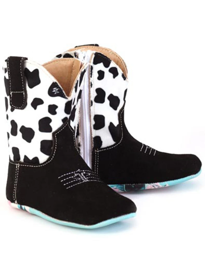 Tin Haul Infant Girls' Cow-A-Bunga Western Boots - Broad Square Toe