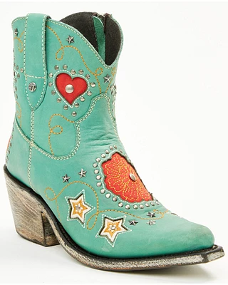 Liberty Black Women's Vegas Turquesa Booties - Snip Toe
