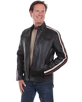 Scully Leatherwear Men's Black Lamb Riding Jacket