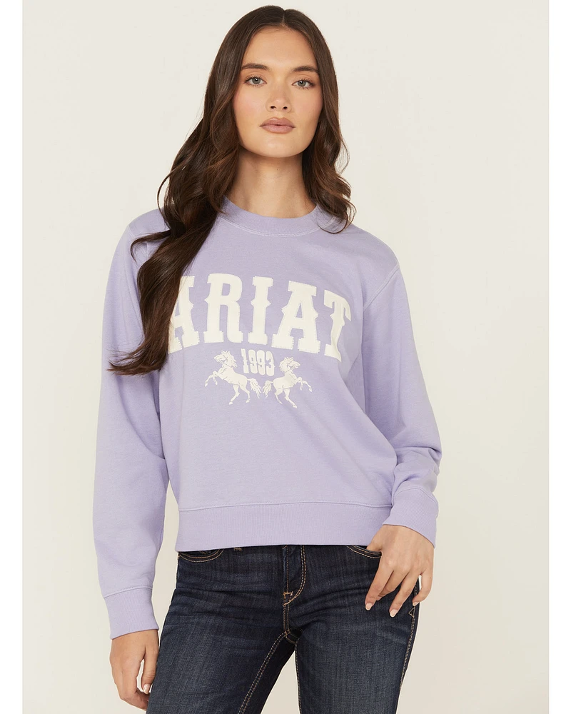 Ariat Women's Boot Barn Exclusive Horse Logo Crewneck