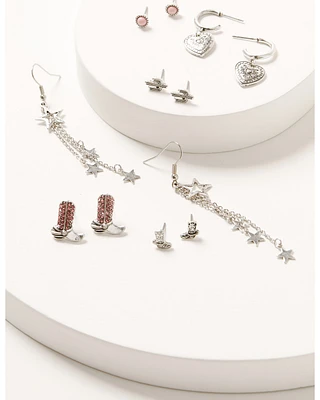 Shyanne Women's Disco Cowgirl Earring Set - 6 Piece