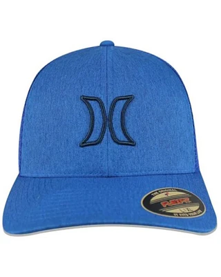 Hurley Men's Black Port Icon Logo Flexfit® Ball Cap