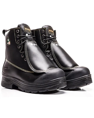 ROYER Men's 8" 4-Density RealFlex Work Boots - Steel Toe