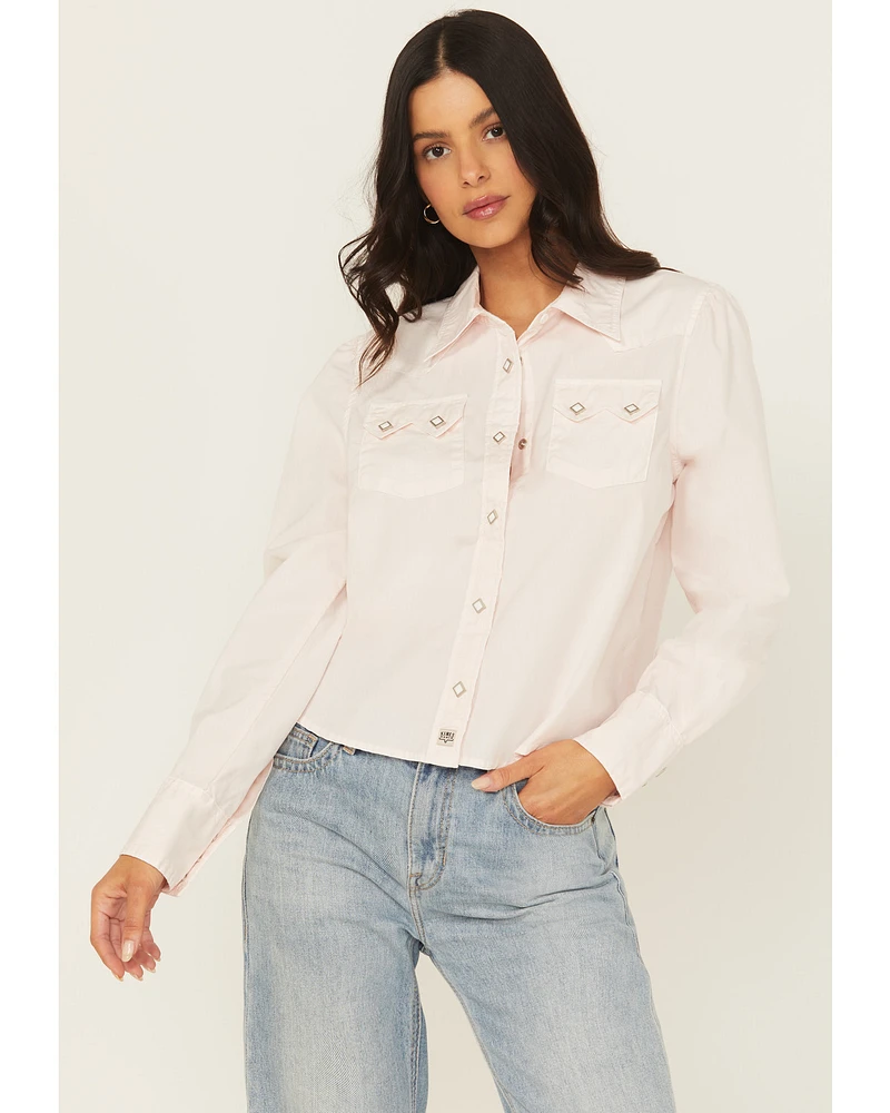 Kimes Ranch Women's Annie Long Sleeve Snap Cropped Western Shirt