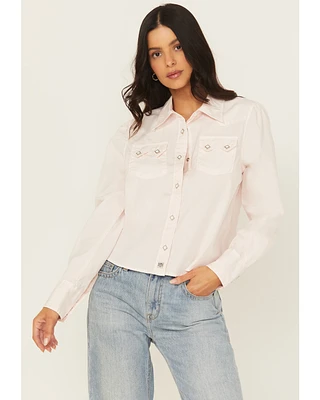 Kimes Ranch Women's Annie Long Sleeve Snap Cropped Western Shirt