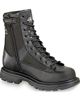 Thorogood Men's 8" Waterproof Side-Zip Trooper Boots - Soft Toe