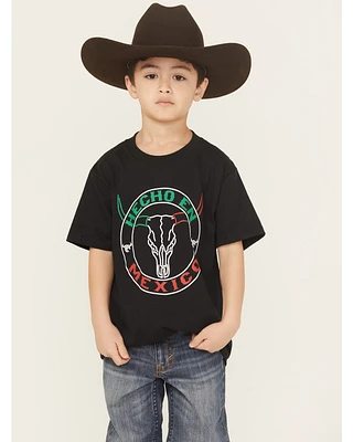 Cowboy Hardware Boys' Hecho En Mexico Short Sleeve Graphic T-Shirt