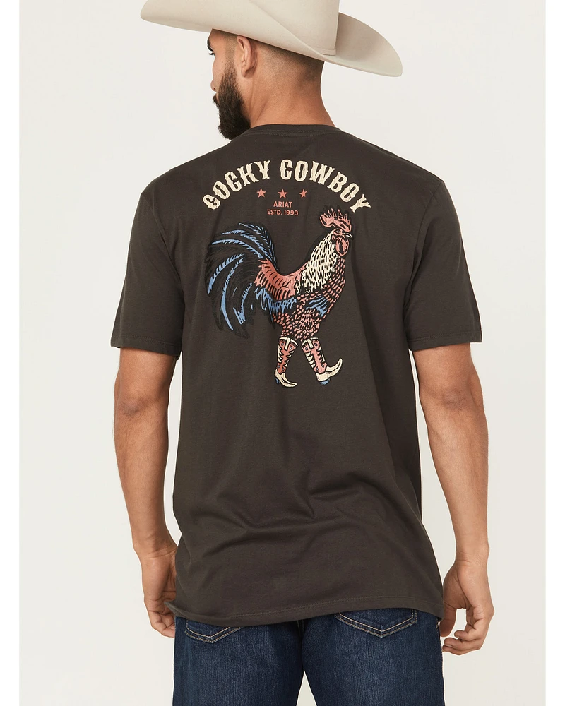 Ariat Men's Cocky Cowboy Short Sleeve Graphic T-Shirt
