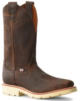 Double H Men's Domestic Roper Western Work Boots - Steel Toe