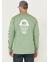 Ariat Men's FR Skull Logo Long Sleeve Graphic Work Shirt
