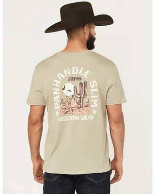 Panhandle Slim Men's Desert Short Sleeve Graphic T-Shirt