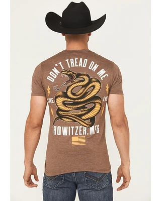 Howitzer Men's Don't Tread on Me Short Sleeve Graphic T-Shirt