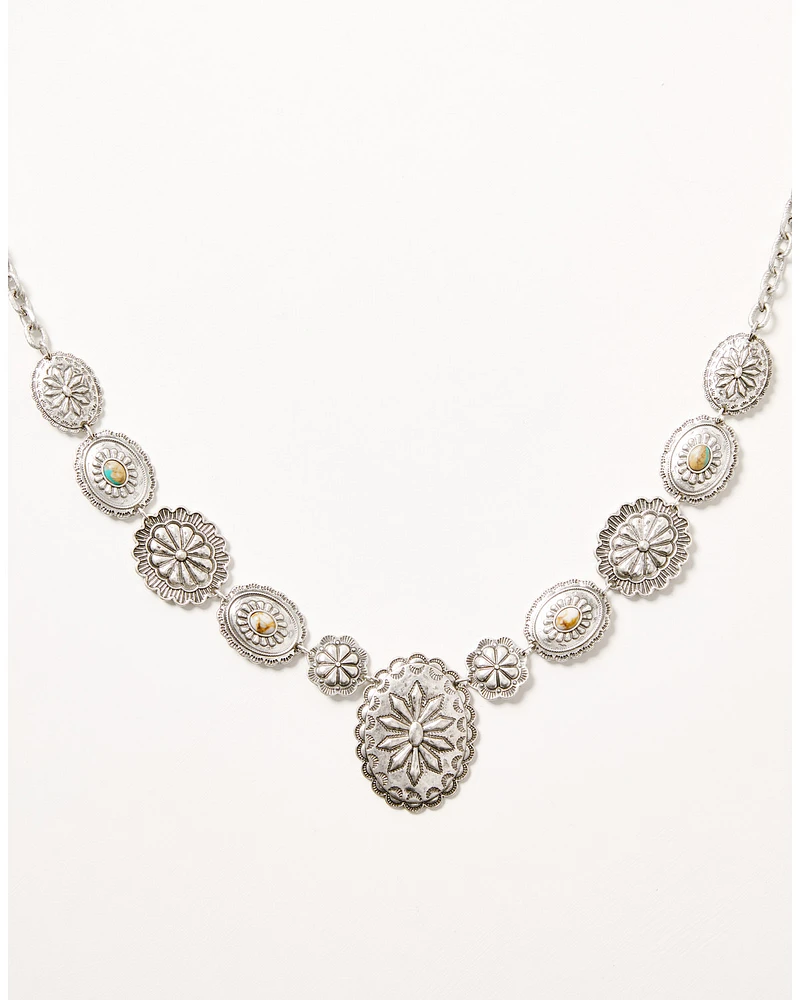 Shyanne Women's Sedona Sky Concho Necklace