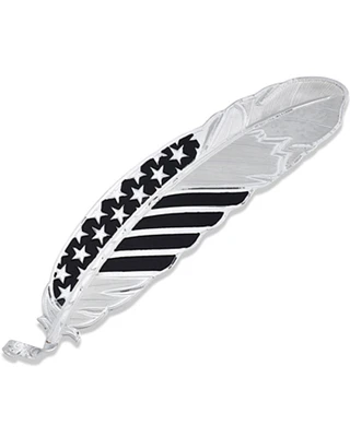 Montana Silversmiths Women's A Black Tie Affair Flag Hat Feather