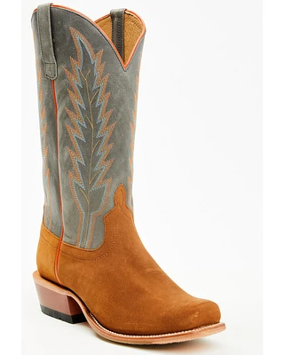 Horse Power Men's Ginger Suede Western Boots - Square Toe