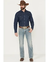 Rock & Roll Denim Men's Pistol Light Wash Straight Leg Jeans