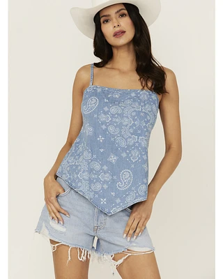 Wrangler Women's Smocked Bandana Top