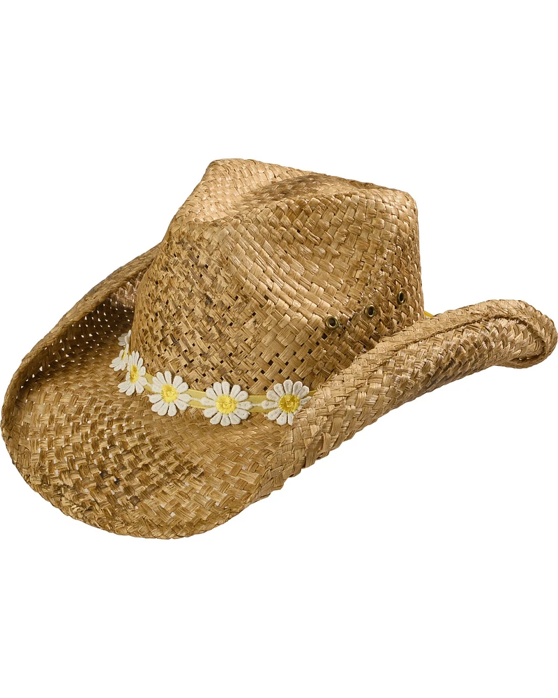 Shyanne® Girls' Daisy Straw Hat