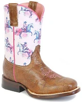 Roper Girls' Ryder Western Boots - Broad Square Toe