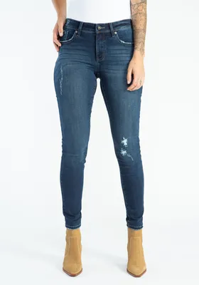 mid rise super skinny jeans