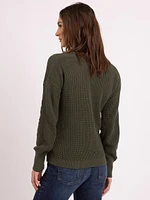 bloom vneck button front cardigan